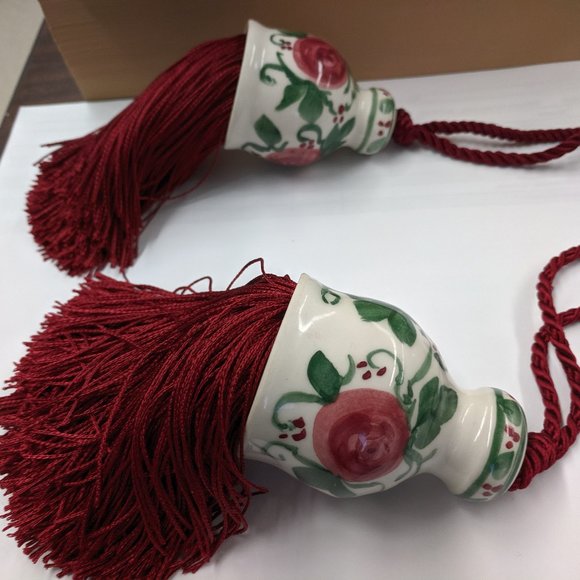 Other - **PRICE REDUCED** Vintage Ceramic Curtain Tiebacks